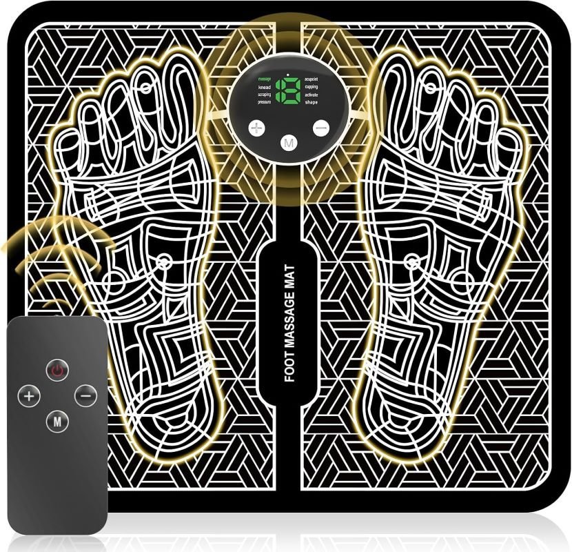 2 - in - 1 Wireless Full - Body Massager: 8 Modes for Pain Relief Anywhere