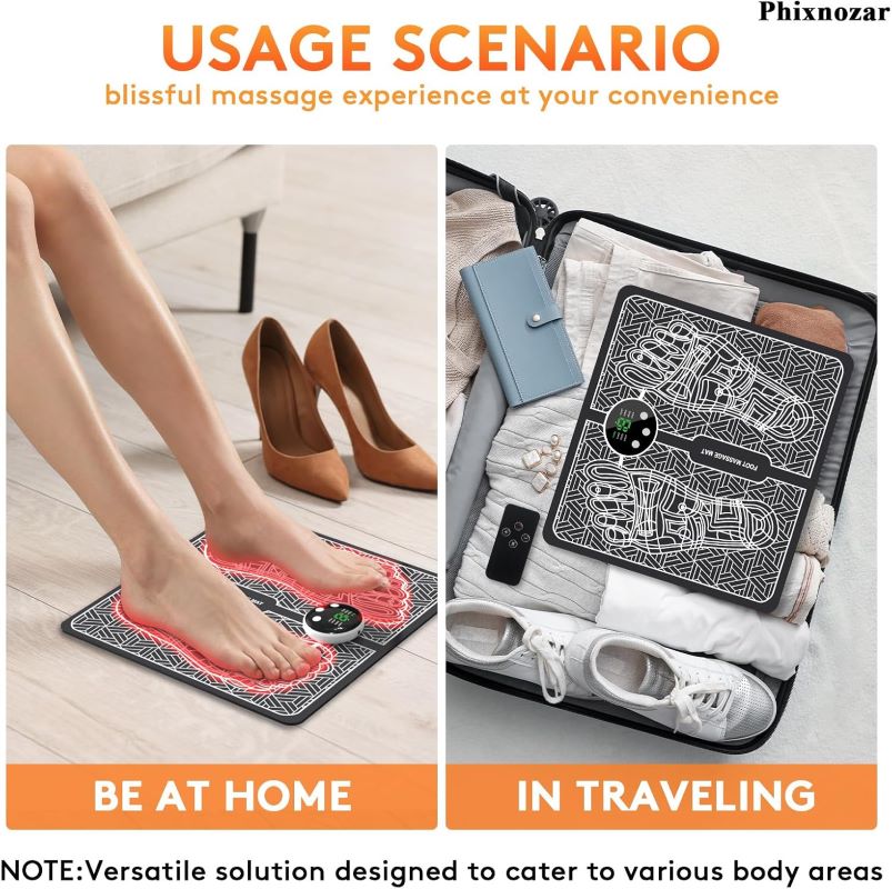“Use at Home or Travel Enjoy Blissful Massage Anytime, Anywhere”